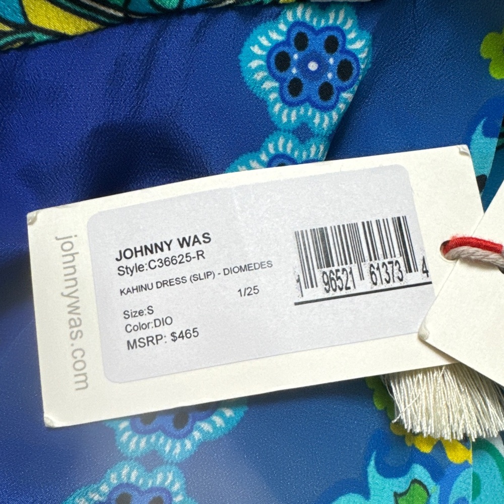 NWT Johnny Was Kahinu Dress S 💙 - Picture 12 of 14
